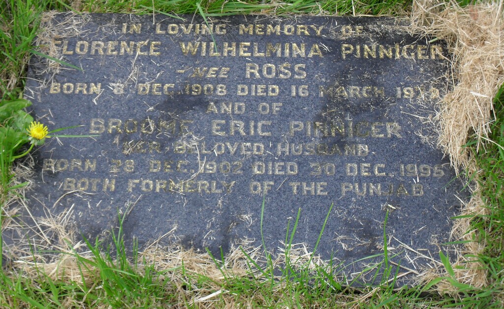 photo of grave for Florence Wilhelmina Ross